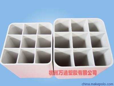 【九孔格栅管,PVC格栅管,PVC九孔管】价格,厂家,图片,塑料管,杭州万通塑胶-